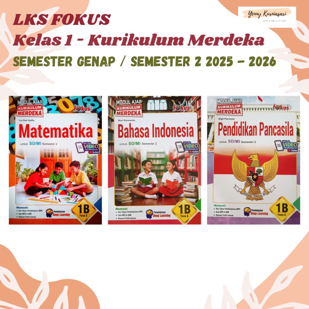 LKS Fokus Kurikulum Merdeka Kelas 1 SD