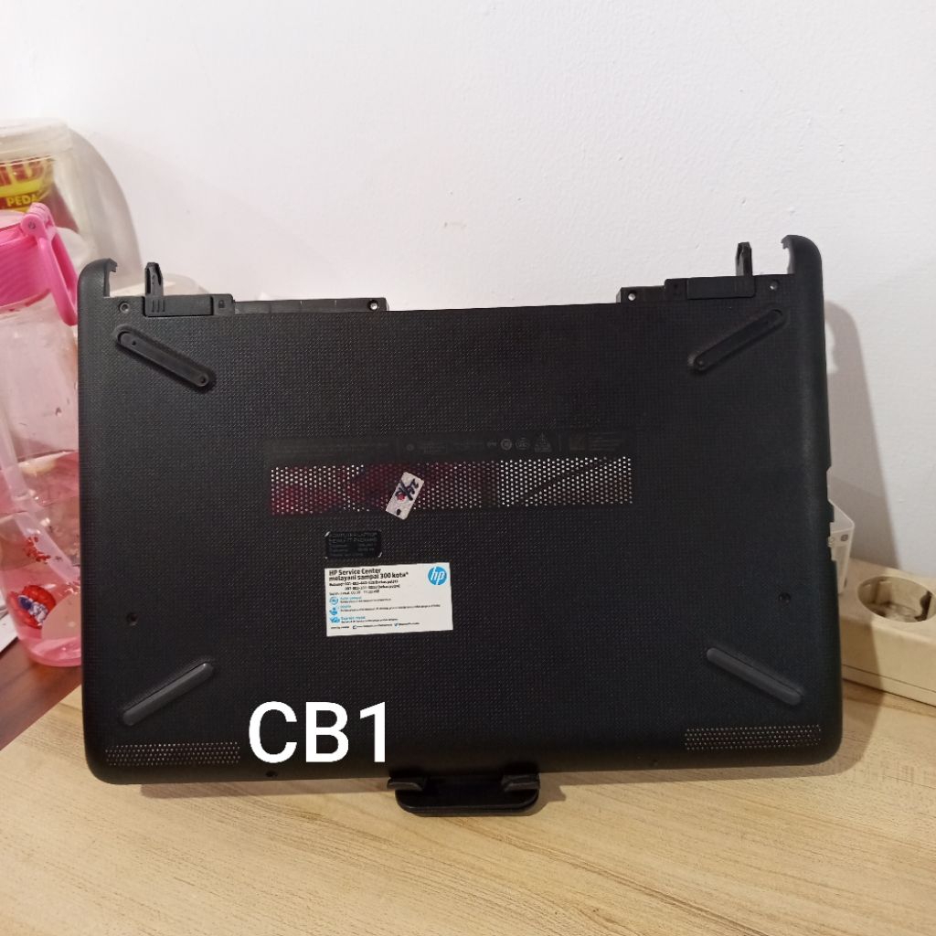 [ HITAM ] Casing Bawah HP 14-bw HP 14-bs HP 240 G6 Normal Tested Seken Original [ bottomcase cover b