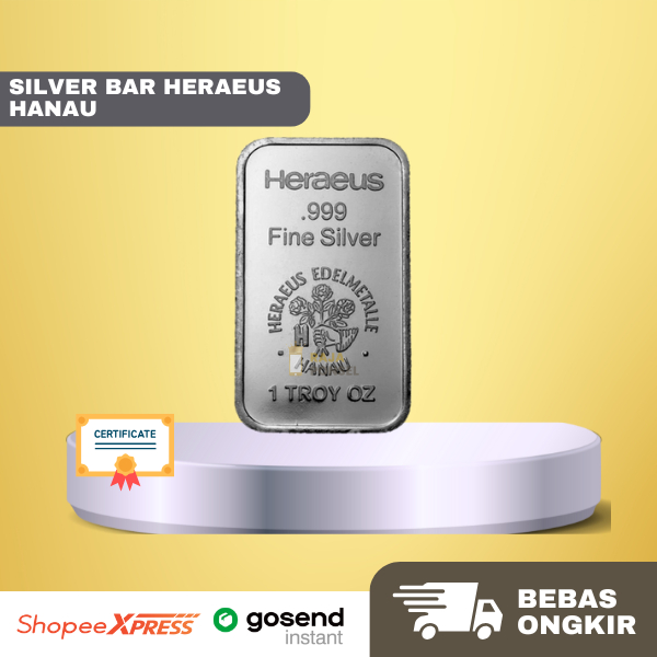 Silver Bar Heraeus Hanau 1oz