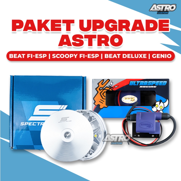Pulley Rumah Roller Spectro Dan COIL USR BeaT Fi ESP / New Deluxe GENIO Scoopy Fi ESP/ New LED Vario