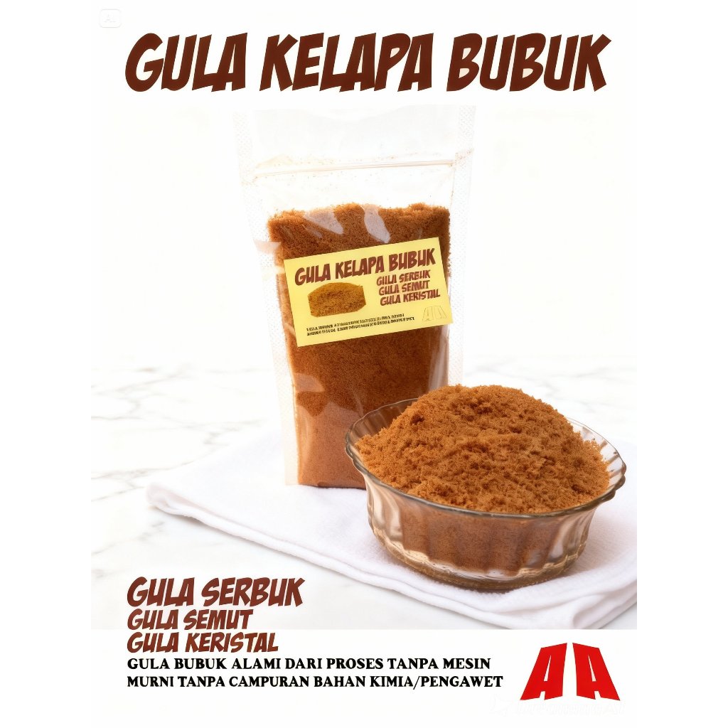 GULA SEMUT GULA MERAH BUBUK GULA KELAPA ORGANIK