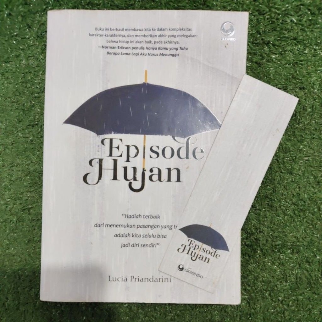 buku novel Hujan episode Original (preloved)