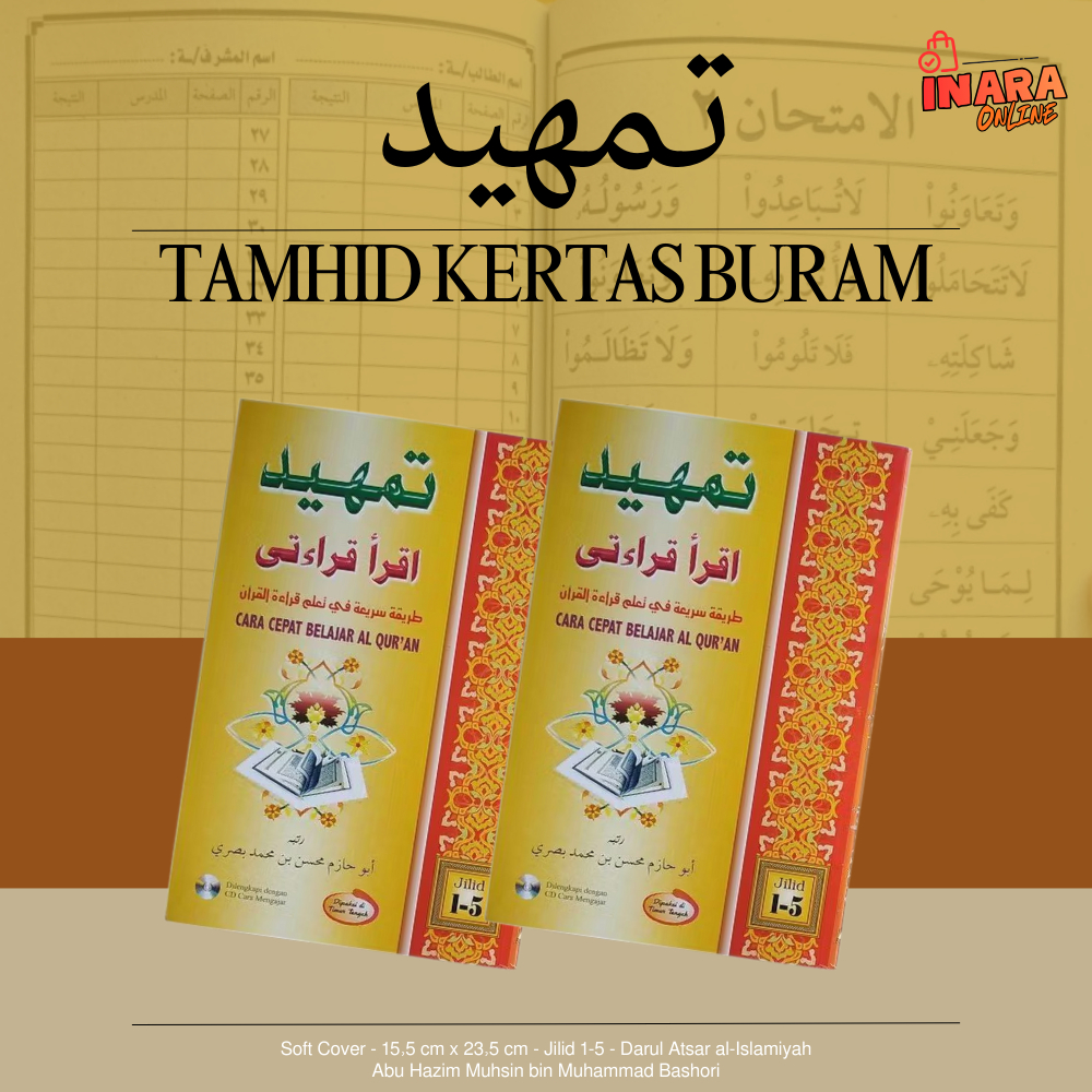 Buku Iqro Tamhid Iqra Qiraati Cara Cepat Belajar Al Quran Buku Tajwid Buku TPA Iqro Qiroati