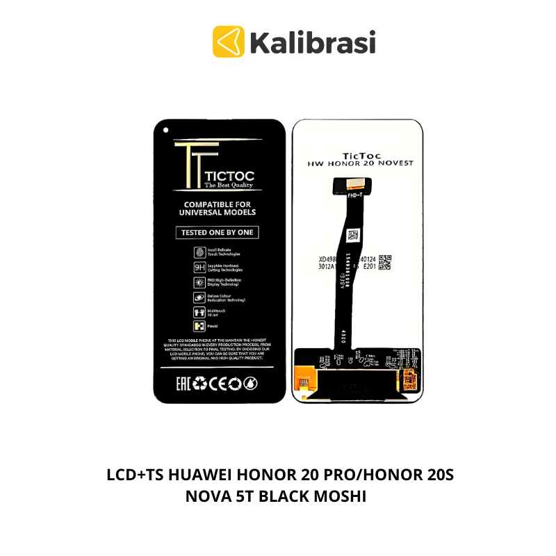 LCD+TS HUAWEI HONOR 20 PRO/HONOR 20/HONOR 20S/NOVA 5T BLACK MOSHI
