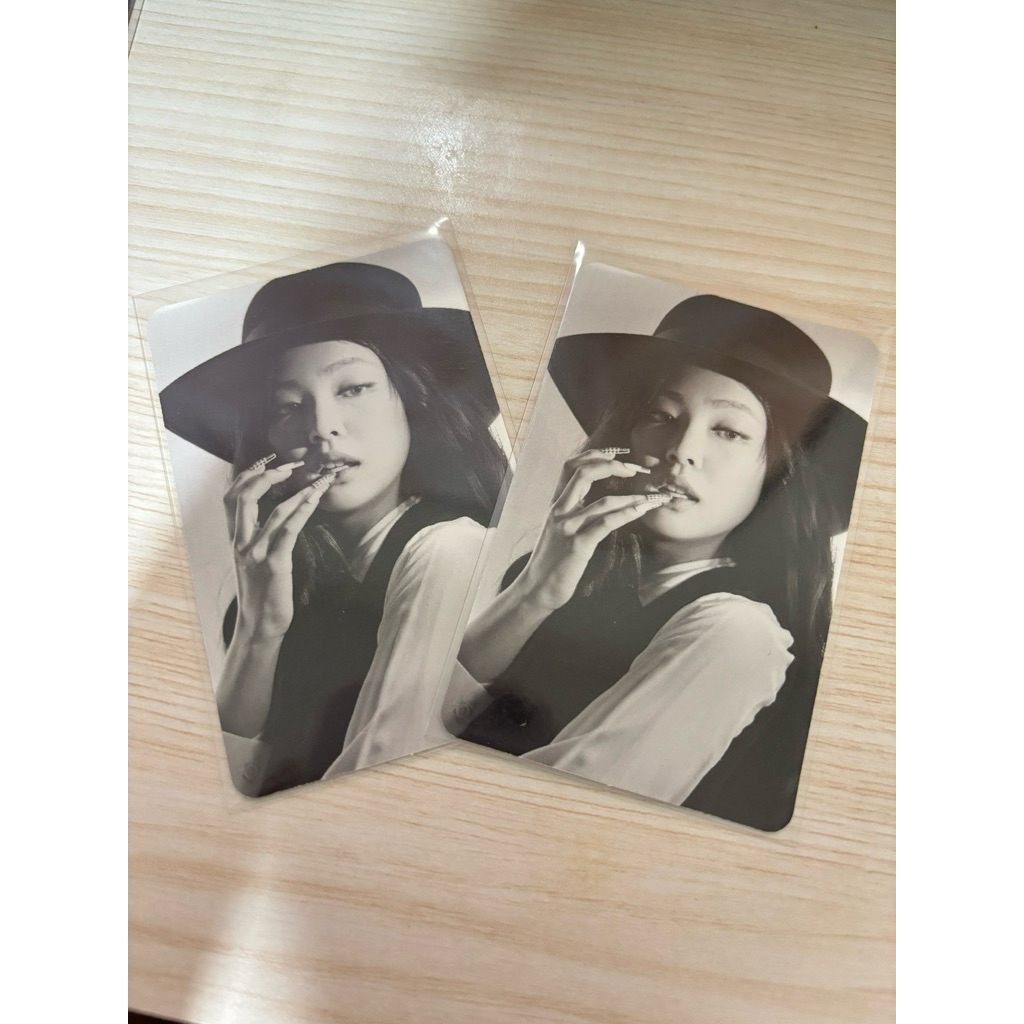 photocard jennie the show livestream concert blackpink official