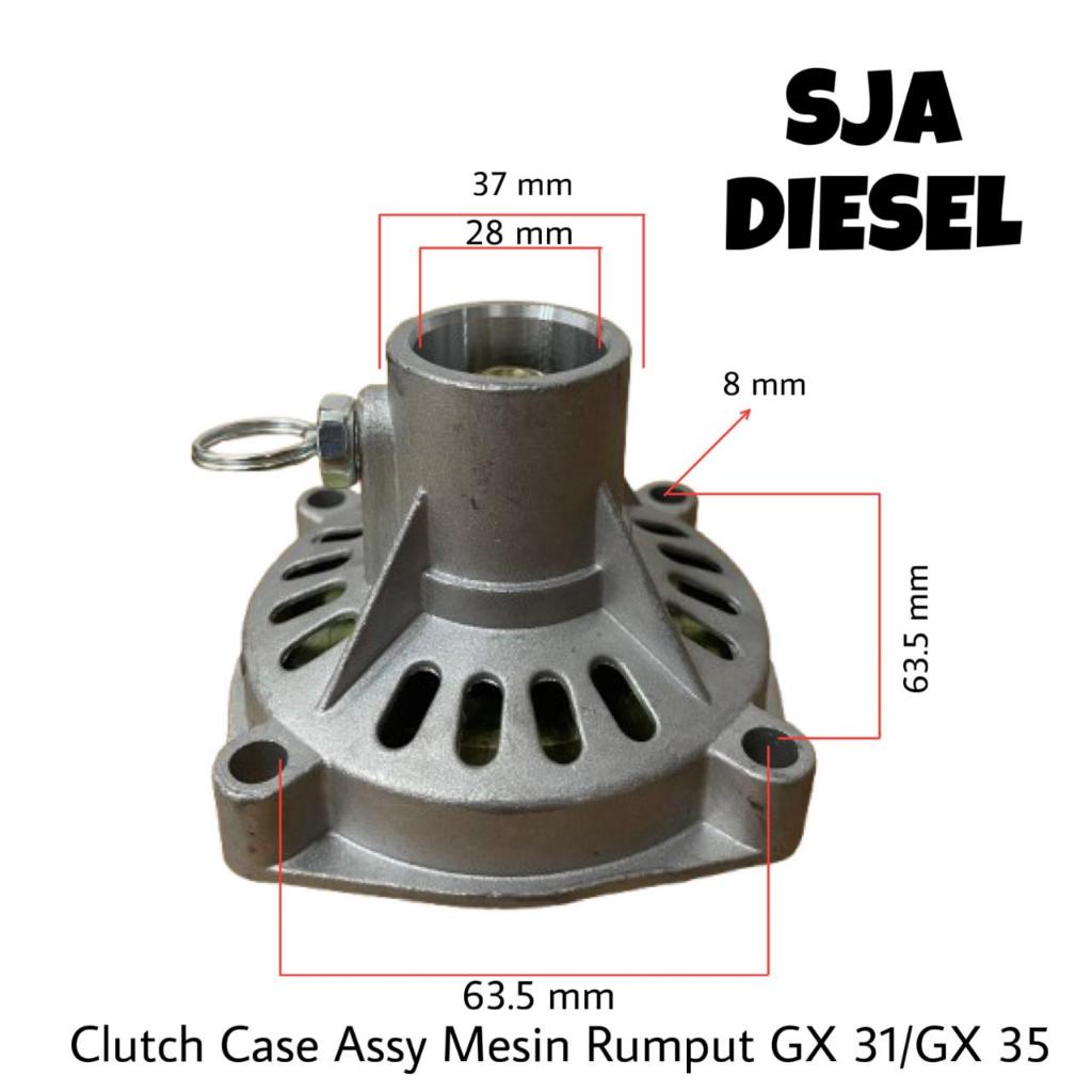 Rumah Kampas Rem Mesin Rumput 4 Tak GX 31/GX 35/Clutch Case Assy Mesin Rumput 4 Tak GX 31/GX 35