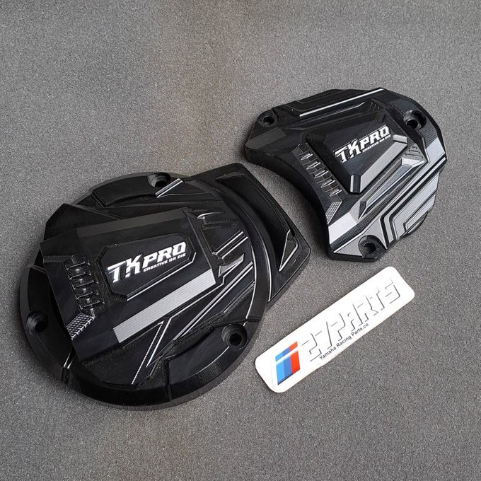 TUTUP BLOK BAK KALTER GEN 2 SET KIRI & KANAN RX KING CNC BY TK PRO HITAM