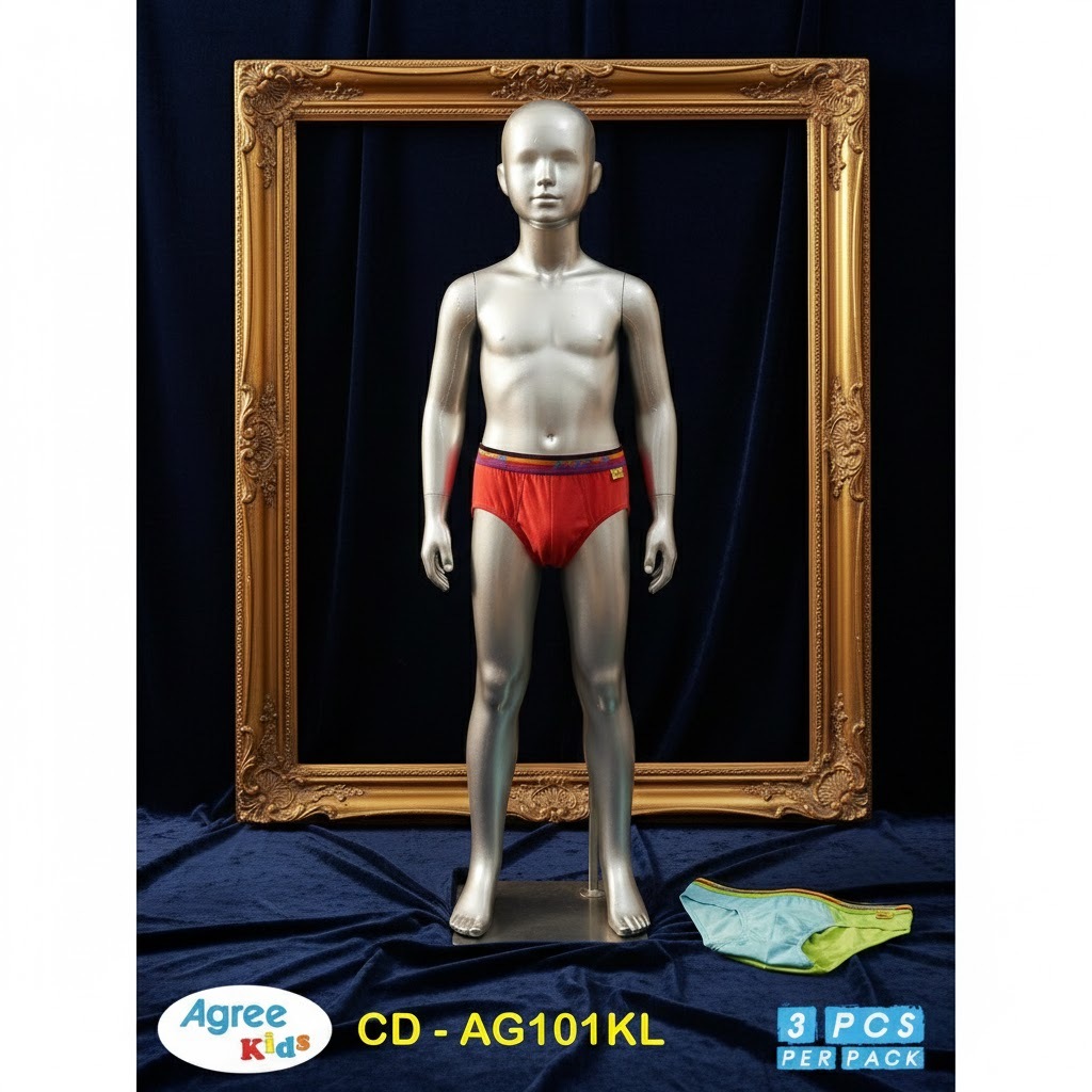 Celana Dalam Anak Laki-Laki Perempuan Agree Kids AG 101 [3 Pcs] Katun Premium Termurah / CD Anak Agr