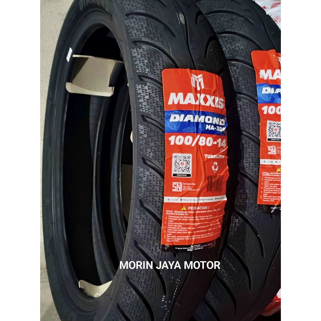 BAN 80/90-14 90/90-14 100/80-14 TUBELESS MA-3DN MAXXIS