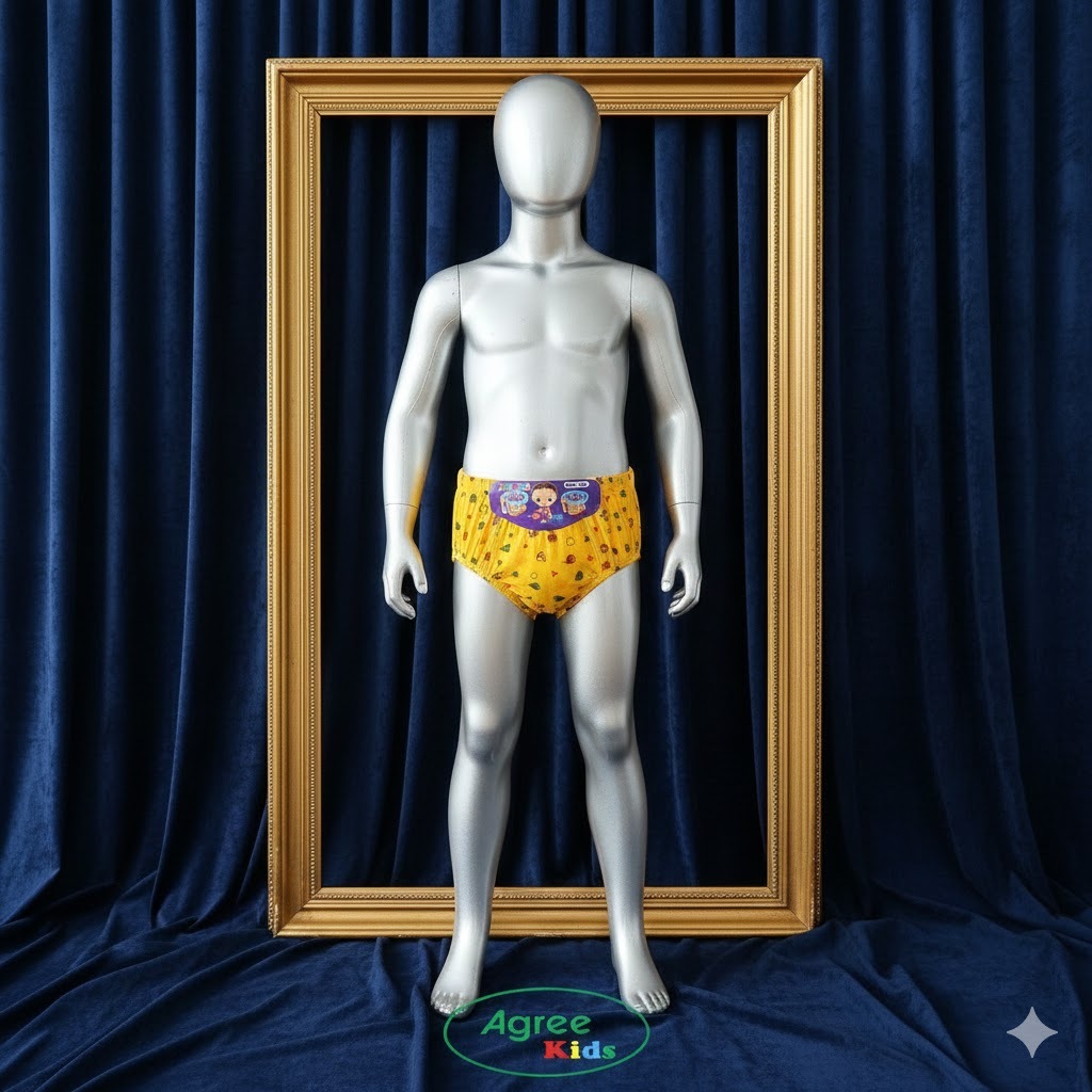 ( 3 Pcs ) Celana Dalam Anak Agree Kids AK 23 | Celana Dalam Anak Laki Perempuan Bahan Katun Adem | C