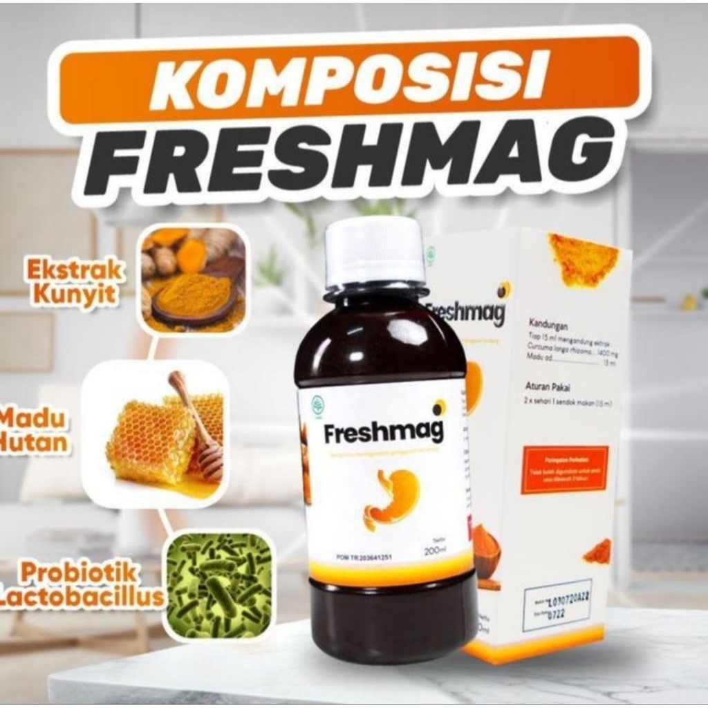 FRESMAG ORIGINAL MADU HERBAL SOLUSI ASAM LAMBUNG