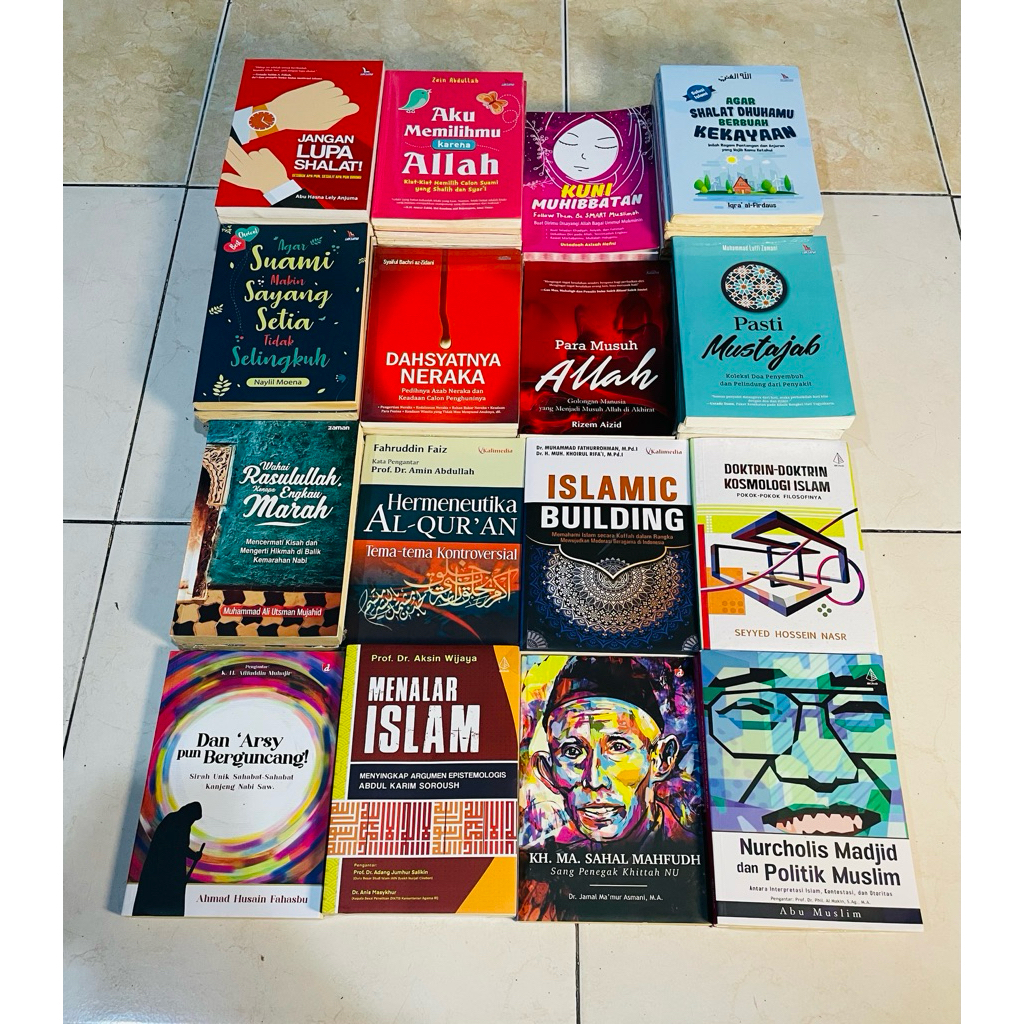 ( PROMO BUKU MURAH ORIGINAL ) BUKU AGAMA ISLAM / MOTIVASI ISLAM / BACAAN ISLAM / KITAB SHALAT DAN ZI