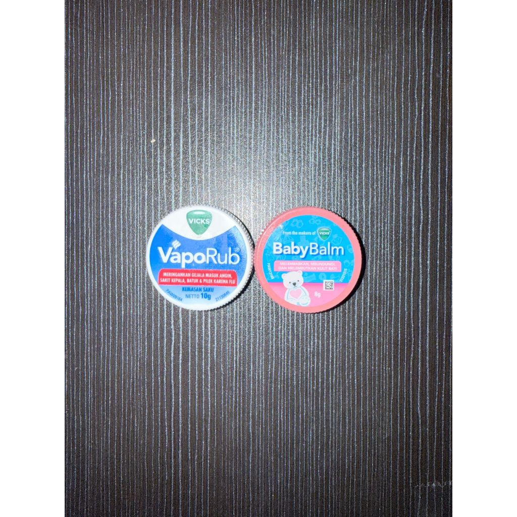 VICKS VAPORUB DAN VAPORUB BABY BALSAM