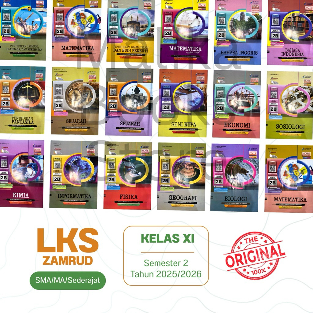 LKS ZAMRUD Putra Nugraha Semester 2 Kelas XI – Buku LKS SMA/MA Lengkap 2025/2026 Original”