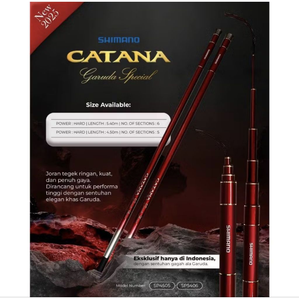 TEGEK SHIMANO CATANA GARUDA SPECIAL 2025