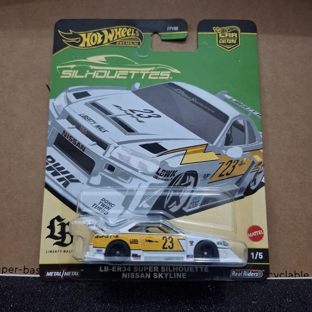 LB-ER34 Super Silhouette Nissan Skyline Hotwheels