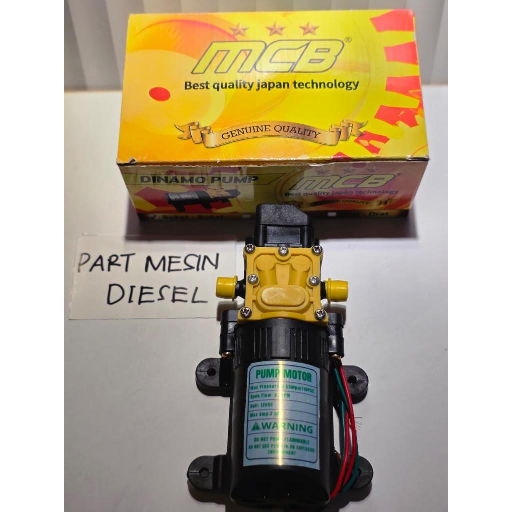 Dinamo Steam 12v 160psi Sprayer Elektrik Steam Motor Pump Assy Pompa Air Galon