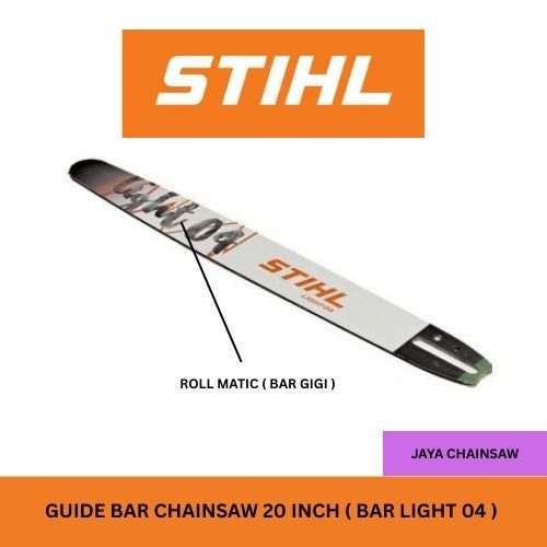 Guide Bar Chainsaw Light 04 MS250 STIHL 20”/ 38T. Bar Senso STIHL