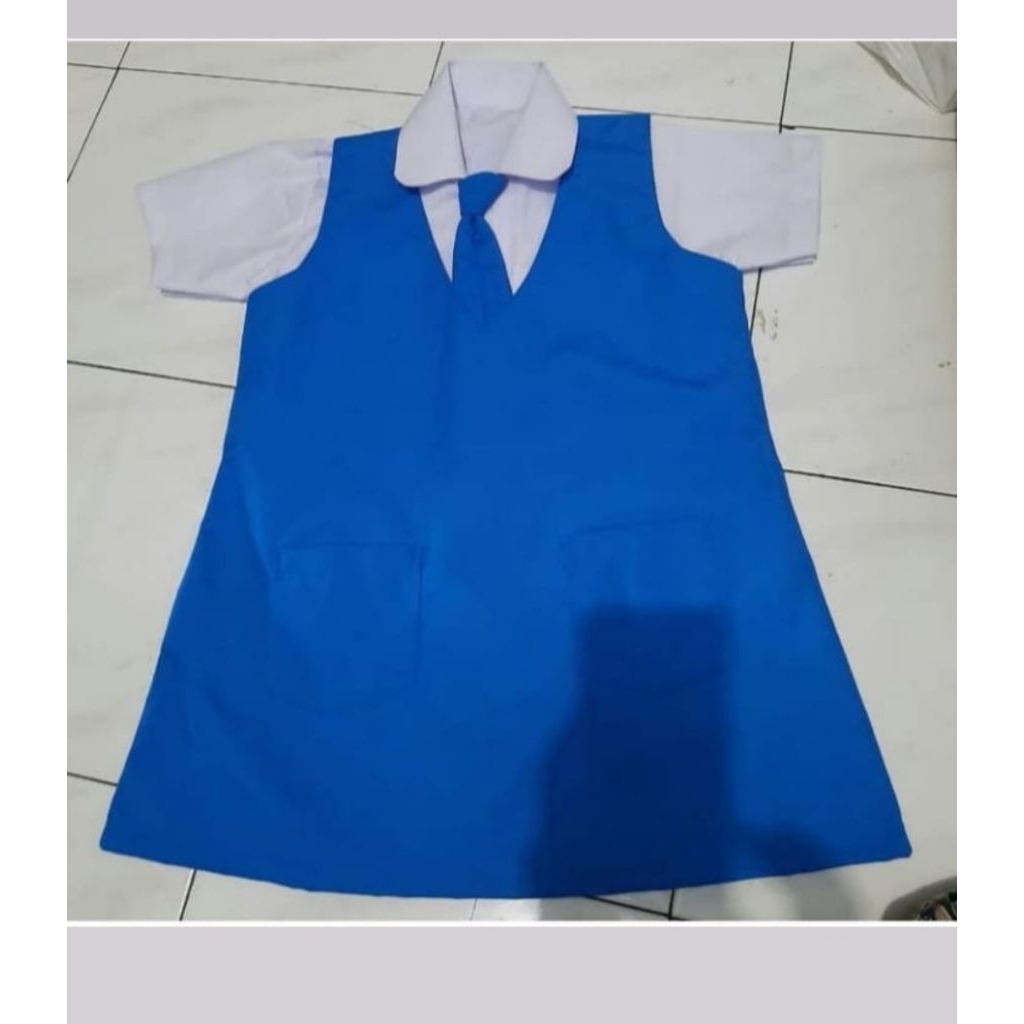 Seragam TK biru putih