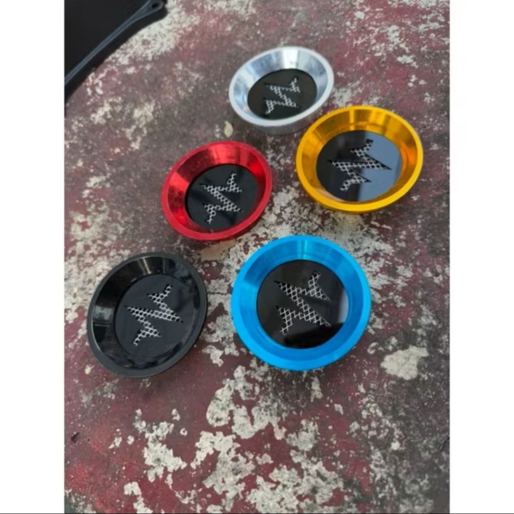 Corong karbu velocity filter udara veloscope Motif detak jantung Corong Box filter Variasi motor bea