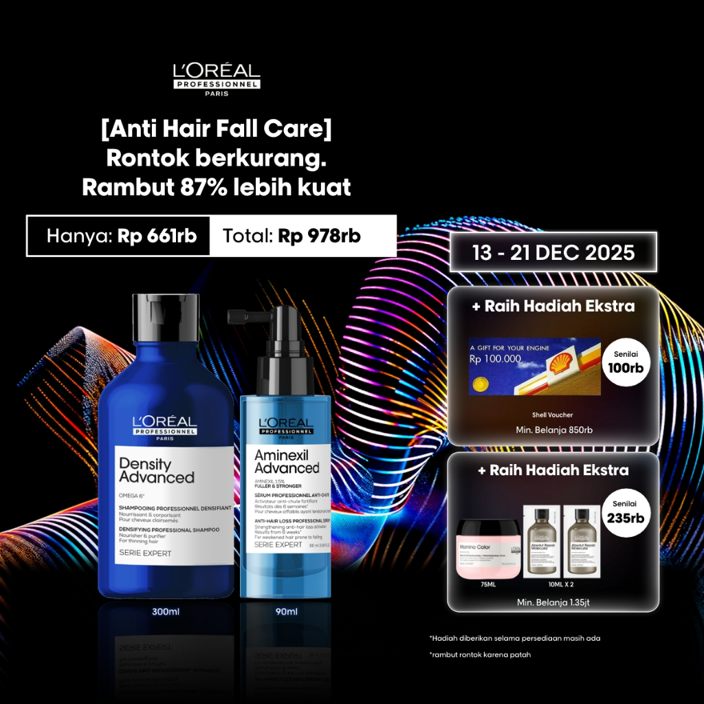 Anti-Hair Fall Treatment Set Untuk Rambut Rontok by L'Oreal Professionnel