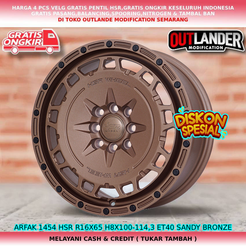 Velg ring16 velg mobil Agya| Altis| Swift| WagonR| Splash| Esteem| Ignis| dll velg hsr arfak R16