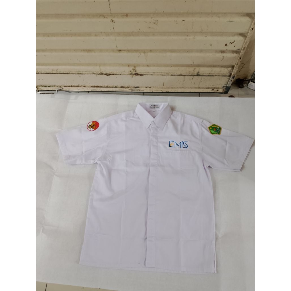 kemeja kemenag emis baju pdh emis kemenag putih panjang