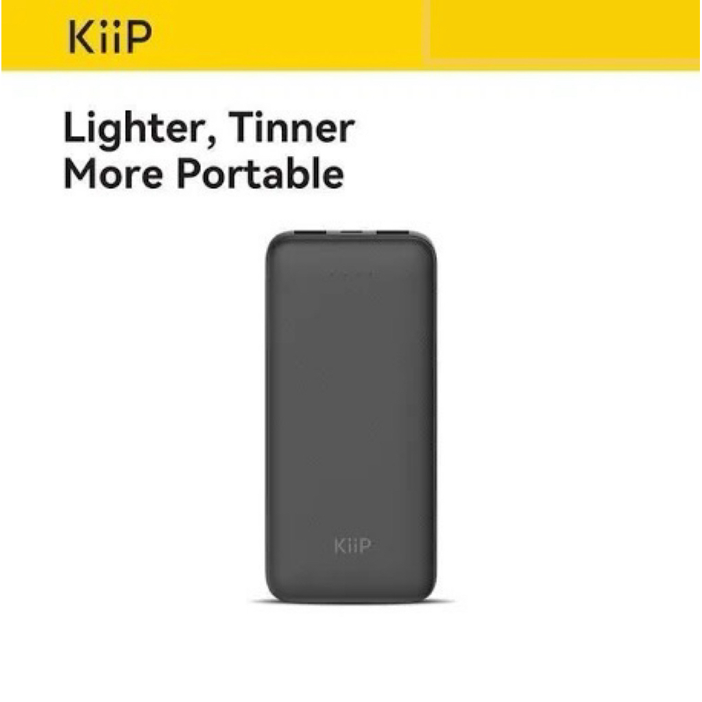 E33 KiiP Power Bank 10000mAh Ultra Thin (White)