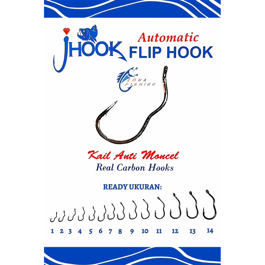 Kail Jhook Automatic Flip Hook Carbon Anti Moncel