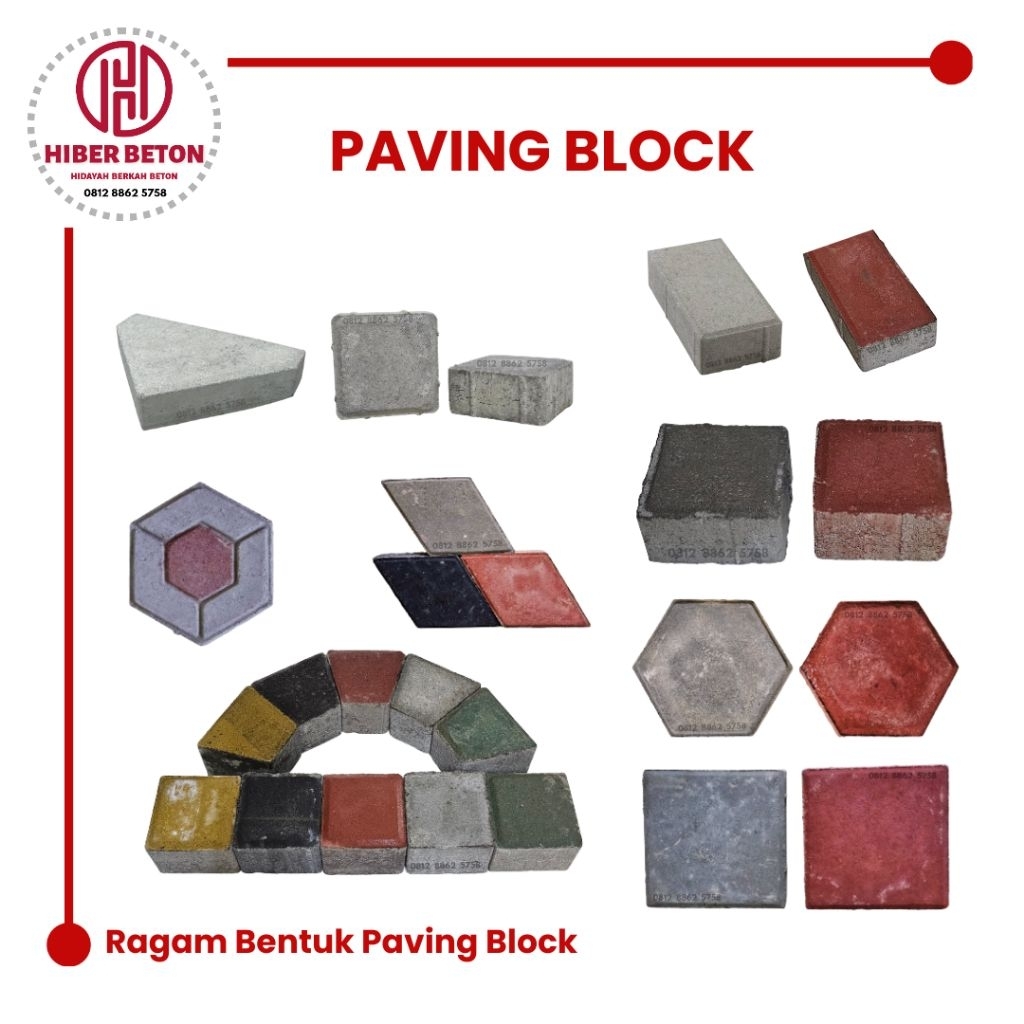 PAVING BLOCK - CONBLOCK - COMBLOCK - PAVING - SERAP AIR - PAVING BATA - PAVING UBIN - PAVING KOTAK -