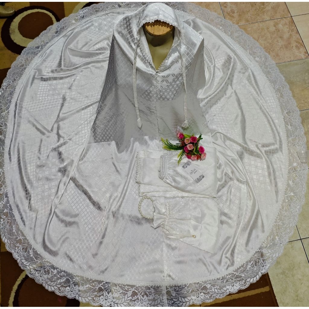 Mukena putih jumbo premium