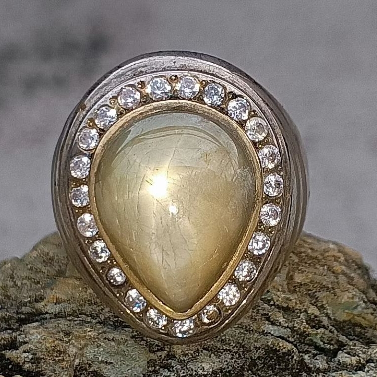 green safir star sapphire ring perak elegant