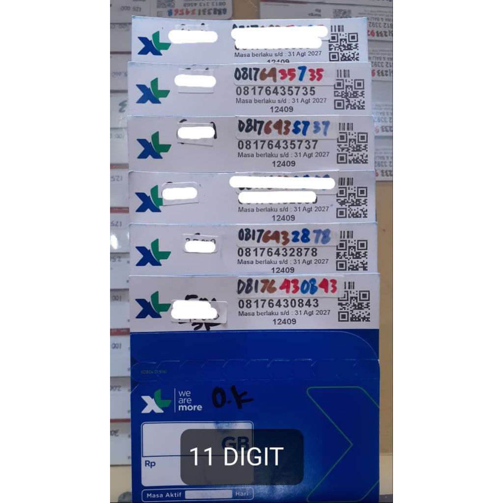 Nomer Cantik/ Nocan Xl 11 Digit isi 3GB