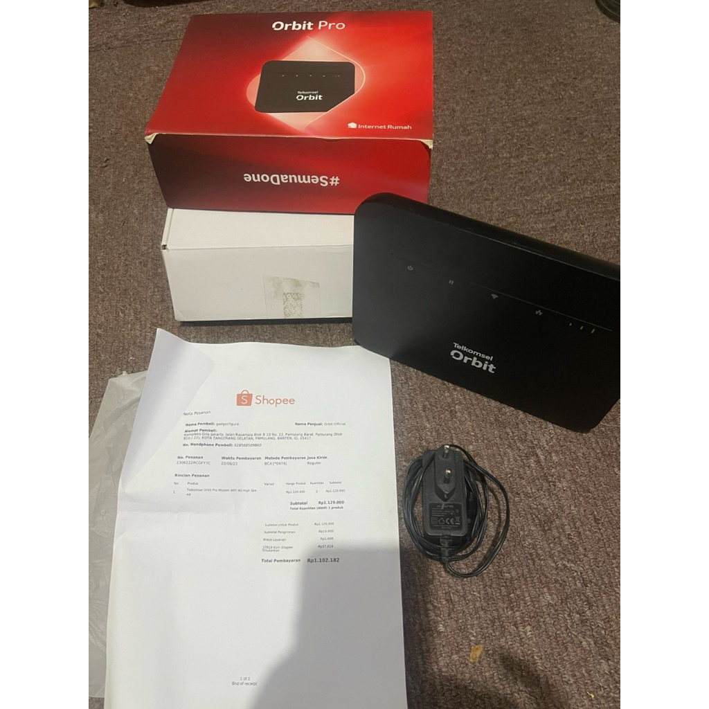 Modem Router Wifi 4G+ Orbit Pro HKM 281 unlock