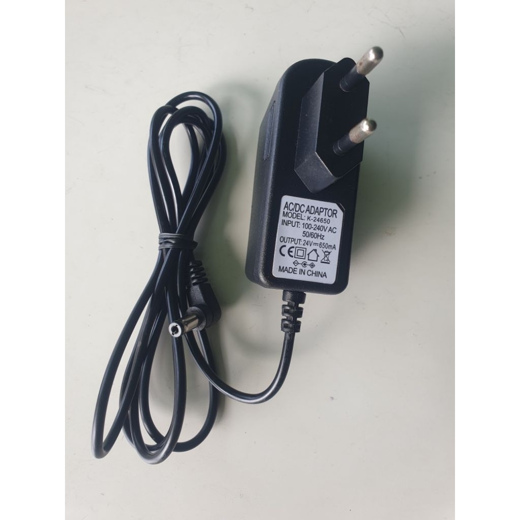AC/DC ADAPTOR 24V-650mA