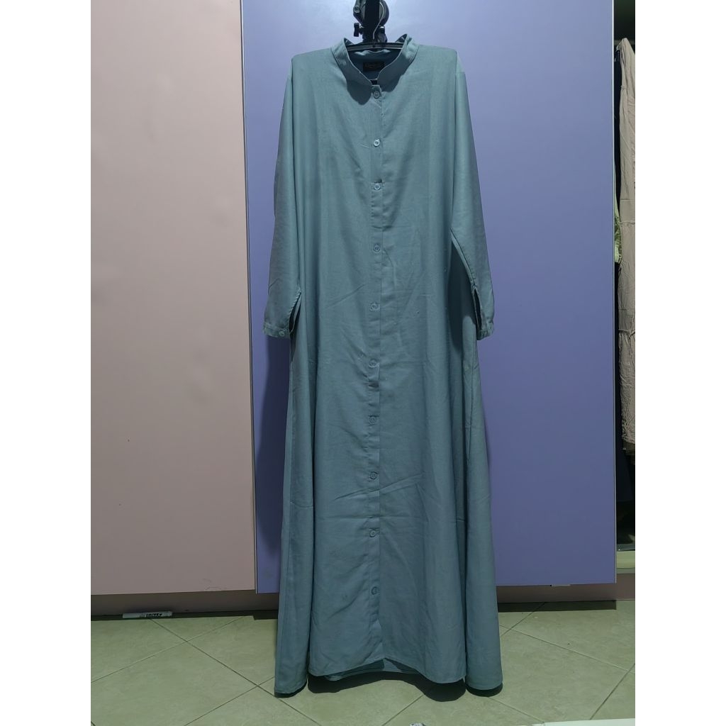 gamis biru tosca