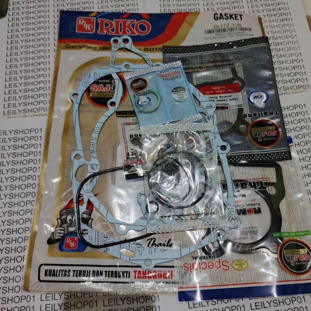 PAKING FULLSET ATHLETE/BLITZ JOY 125 GASKET FULL SET KAWASAKI ATLETE BLITZ 125 ATHLETE RIKO