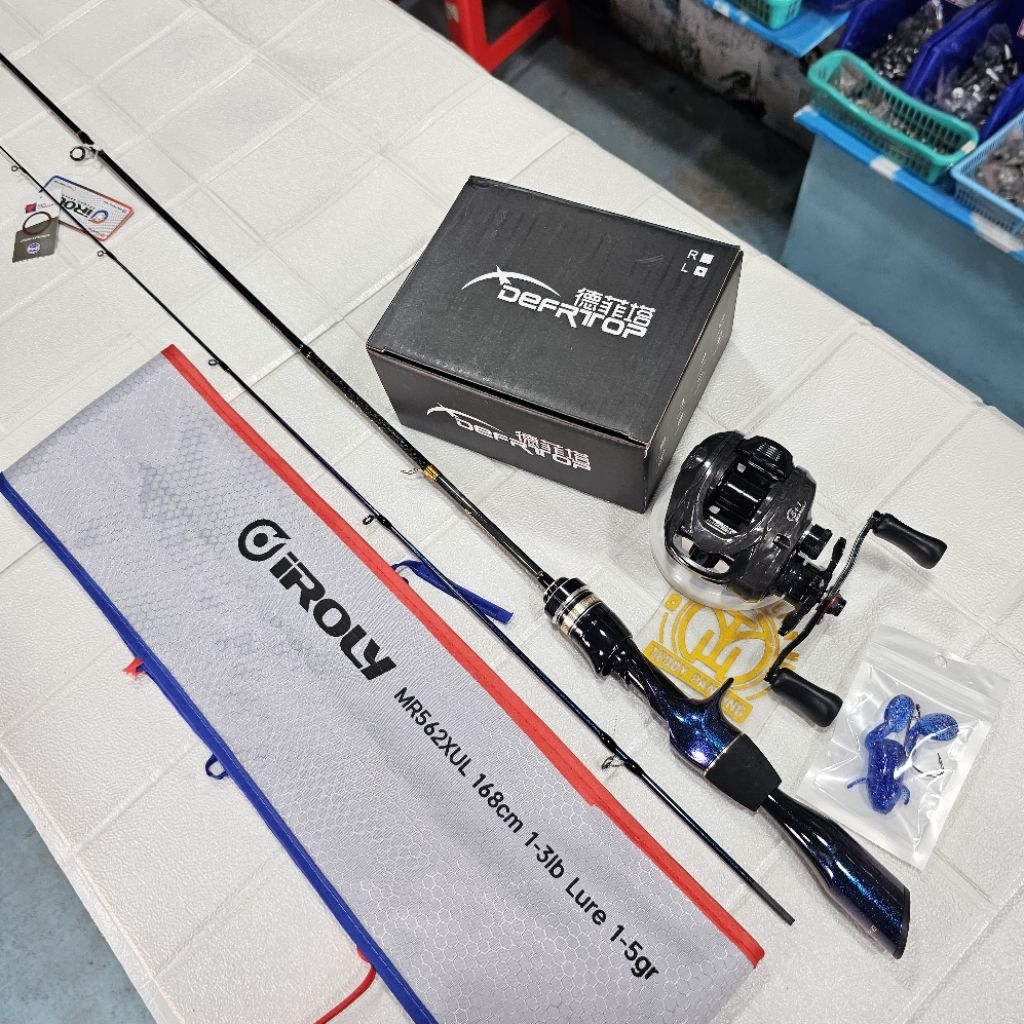 Set BC || Joran Iroly Mirage BC 150cm, 168cm Dan Reel BC Defrtop DC (Ada Suara Zing)