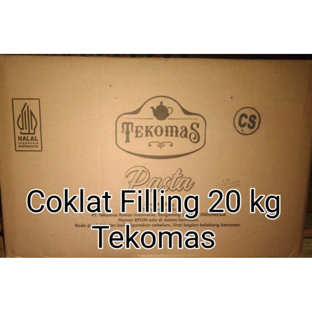Tekomas coklat filling 5kg - 20kg