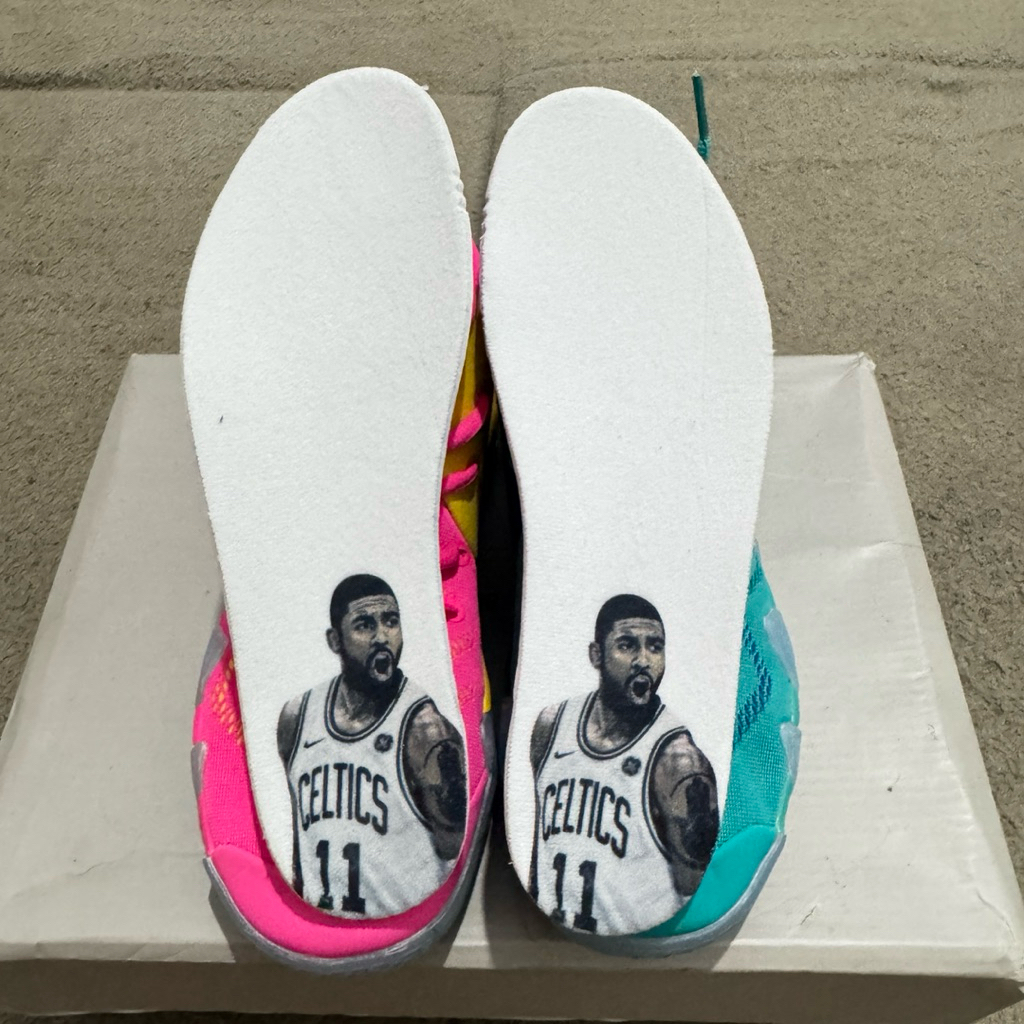 Hot Sale Sepatu Basket Kyrie 4 Nba 2K18 Teal Pink Premium Original