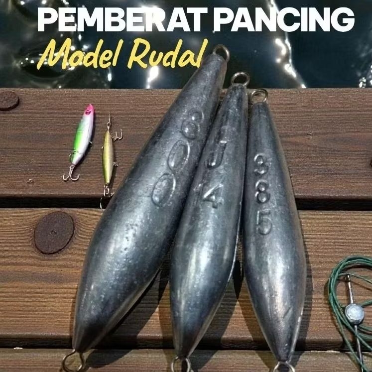 TIMAH RUDAL DOUBLE GANTUNGAN STENLESS BAJA 385,500,800 GRAM PEMBERAT PANCING LADUNG