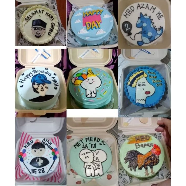 (custom)cake bento tangerang