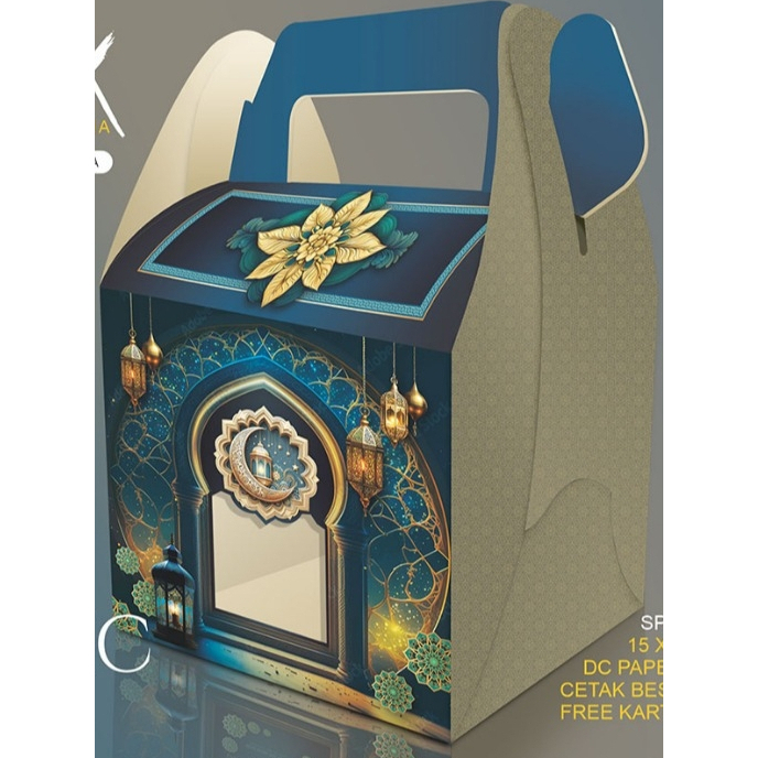 Dus Hampers Kue Kering Lebaran Ramadhan Hari Raya Aesthetic Premium Quality isi 2 Toples