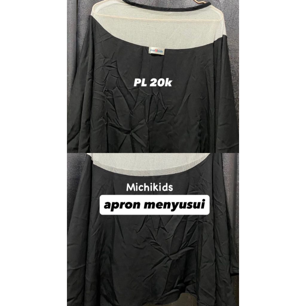 preloved apron menyusui