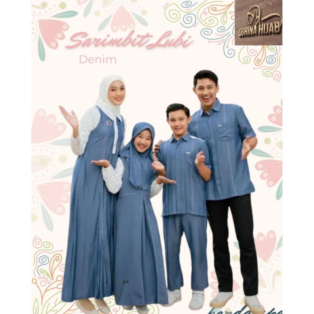 Sarimbit Lubi Baskara Denim/Sarimbit Lubi/Sarimbit Lubi Terbaru 2026