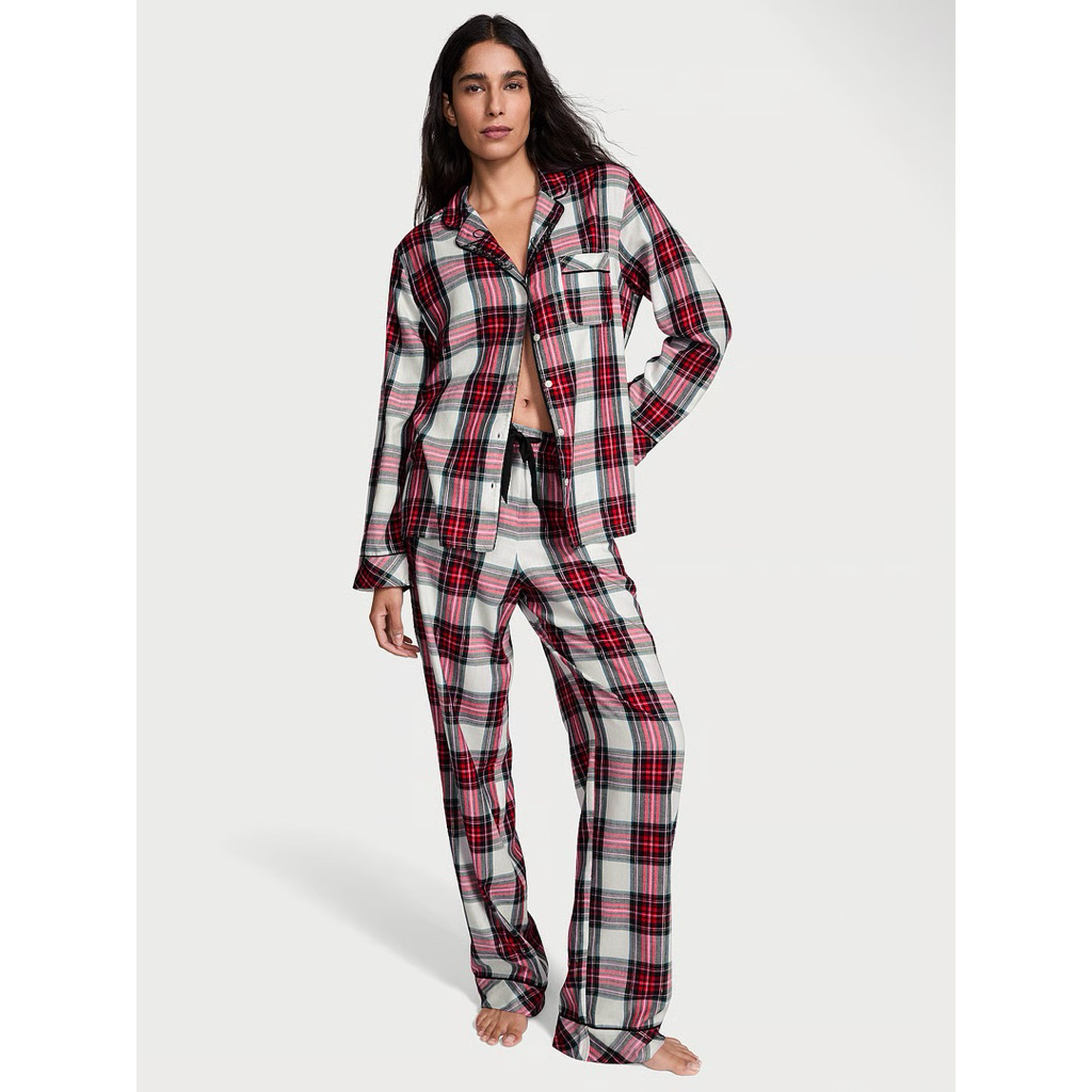 VICTORIA'S SECRET Flannel Long Pajama Set