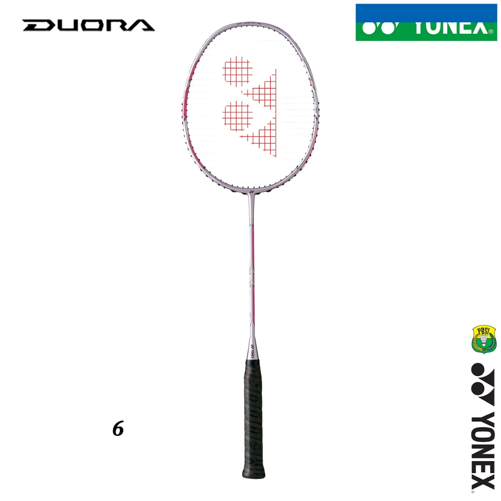 Bulu tangkis Racket Badminton YONEX DUORA 6 26 pounds 83 grams Made in Japan Complete carbon element
