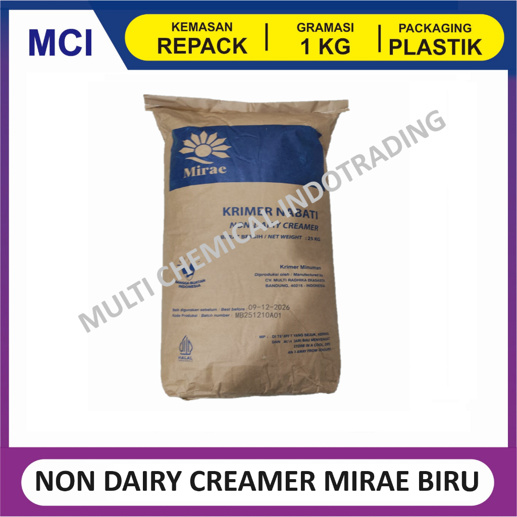 NON DAIRY CREAMER MIRAE / NDC KRIMER / SUSU BUBUK - KEMASAN REPACK 1 KG