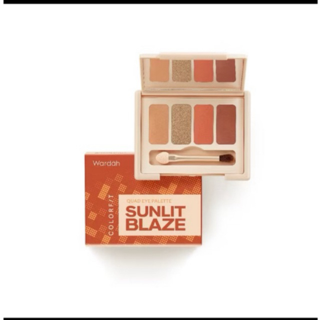 Palet Eyeshadow Wardah Colorfit Quad Eye 4 Warna - Mudah Digunakan, Intens, dan Mudah Dibaurkan