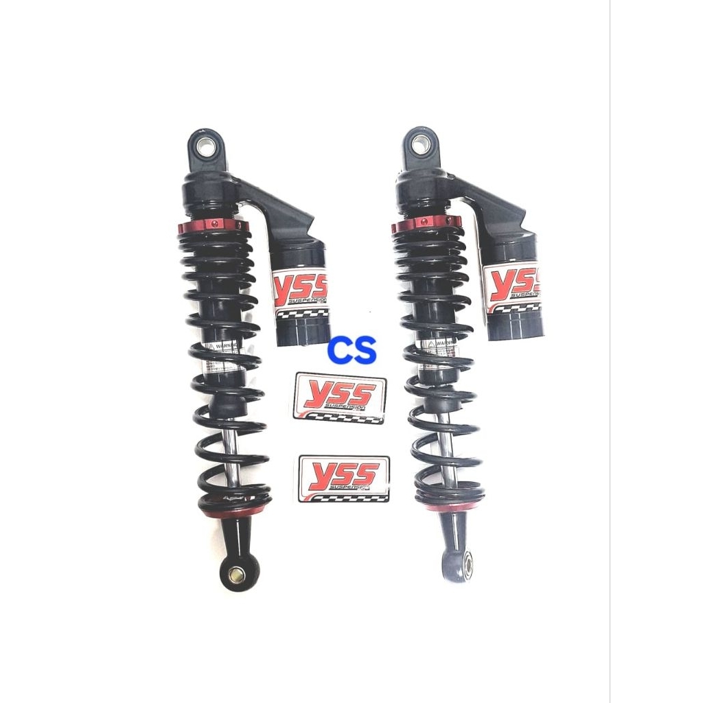 SHOCK BELAKANG COPY YSS  TABUNG HITAM /TABUNG CHROME UKURAN 280MM BUAT MOTOR JUPITER Z / JUPITER Z1 